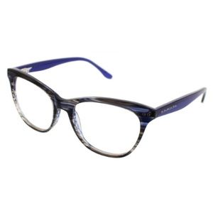 BCBG MATILDA BLACK HORN EYEGLASSES